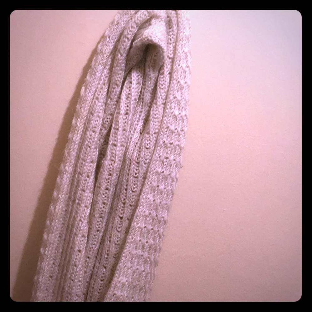 Cream infinity scarf